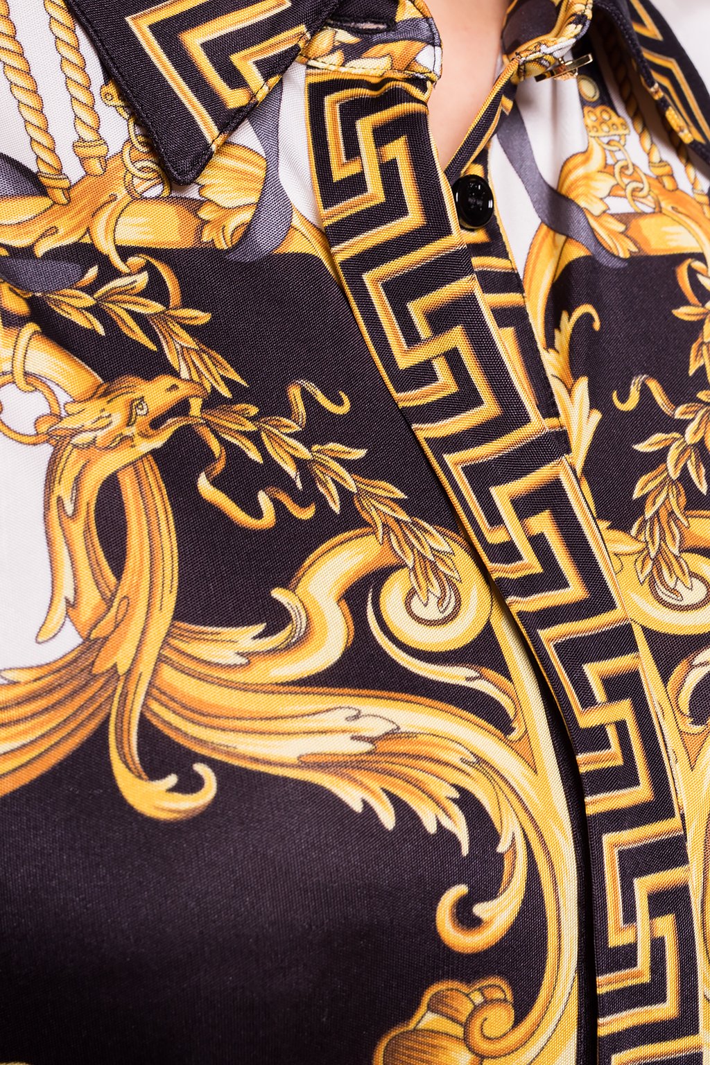 GANNNI VERSACE イタリア製 シルク スラックス /TW172 FREAK'S STORE/ワイドシルエット ダメージ加工 ダブルニー